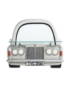 Spiegel Rolls Royce Silber mit Regal verkleinert