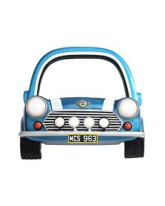 Spiegel Mini Cooper Blau verkleinert