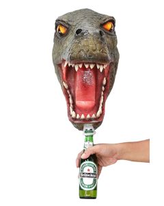 Dinosaurier Tyrannosauruskopf Flaschenöffner lebensgroß