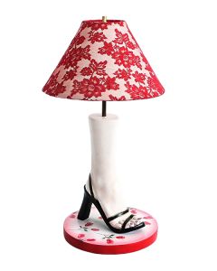 Fußlampe lebensgroß