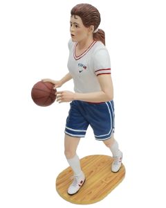 Basketballspielerin lebensgroß