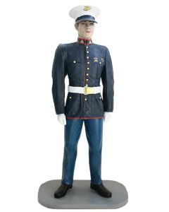 Amerikanischer Marine lebensgroß