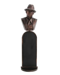 bronze Elwood Büste Angebotstafel lebensgroß