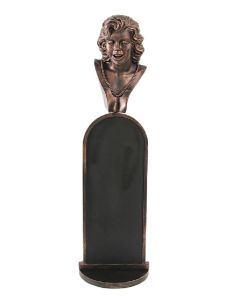 bronze Marilyn Büste Angebotstafel lebensgroß