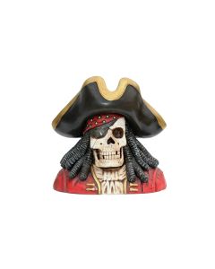 Piratenskelett Büste lebensgroß