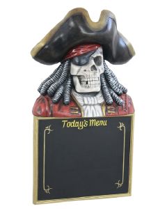 Piratenskelett Angebotsschild lebensgroß