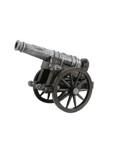 Kanone Silber lebensgroß