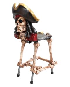 Piratenskelett Stuhl lebensgroß