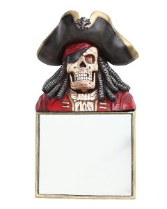 Piratenskelett Spiegel lebensgroß