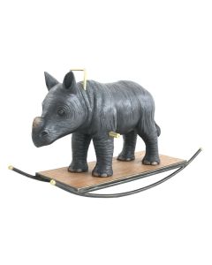 Nashorn Schaukel lebensgroß