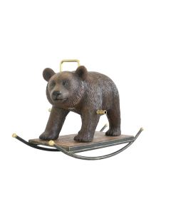 Braunbär Schaukel lebensgroß