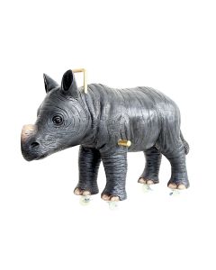 Nashorn auf Rädern Kinderspielzeug lebensgroß
