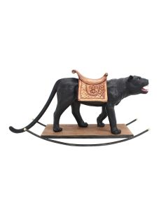 Jaguar mit Sattel Schaukel lebensgroß
