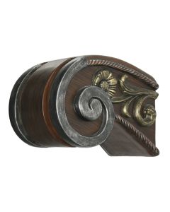 Kapitell dunkel mit Silber verkleinert