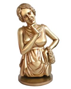 Aphrodite Oberkörper Gold lebensgroß