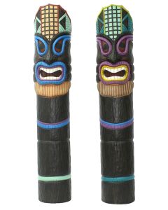 Tiki Masken lebensgroß