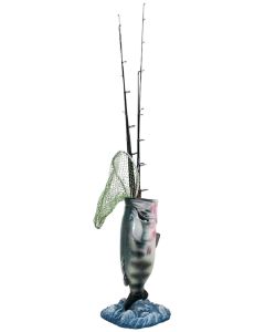 Fisch als Angelhalter lebensgroß
