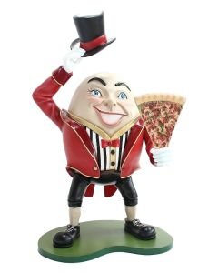 Humpty Dumpty Hut ab mit Pizza lebensgroß