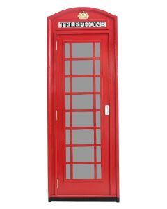 Telefonzelle Wanddeko lebensgroß