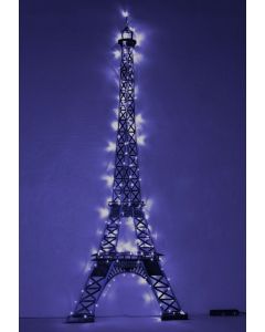 Eiffelturm groß mit Lichtern verkleinert