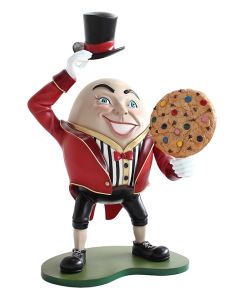 Humpty Dumpty Hut ab mit Keks lebensgroß