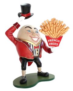 Humpty Dumpty Hut ab mit Pommes lebensgroß