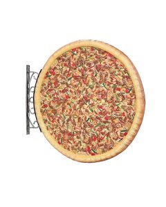 Ganze Pizza Einseitig für Wand vergrößert