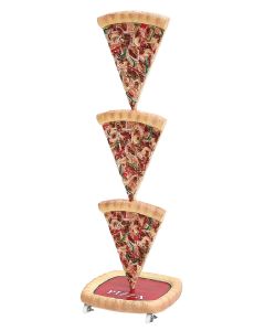 Pizzastücke Zweiseitig vergrößert