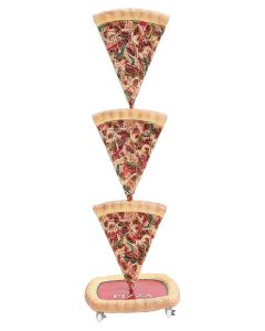 Pizzastücke Einseitig vergrößert