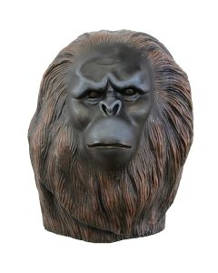 Big Foot Kopf für Wand lebensgroß