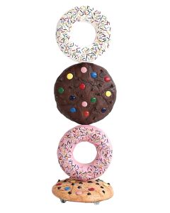 Kekse und Donuts vergrößert