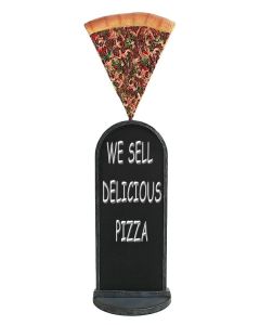 Pizzastück Angebotstafel vergrößert