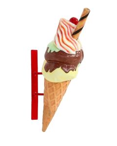 Eis mit Röhrchen für Wand vergrößert