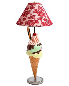 Eis mit Röhrchen Lampe lebensgroß