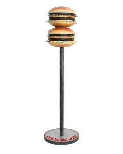 2 Burger auf Ständer vergrößert
