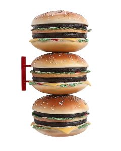 3 Burger für Wand vergrößert