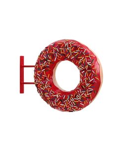 Donut rot für Wand vergrößert
