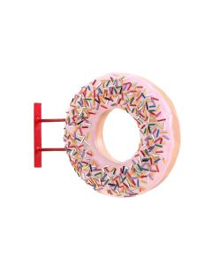 Donut rosa für Wand vergrößert