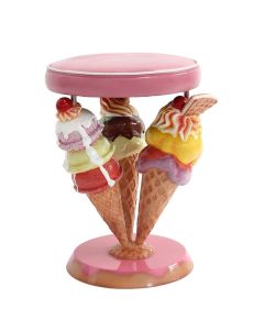 Eistüten Hocker Rosa vergrößert