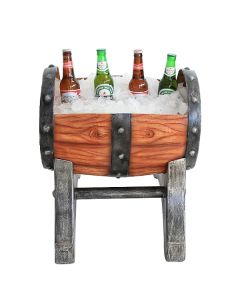 Weinfass Eisfach lebensgroß