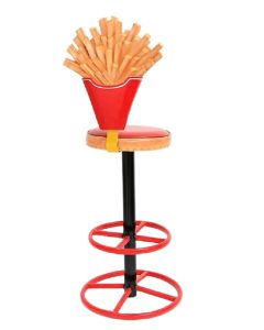 Pommes Barhocker vergrößert