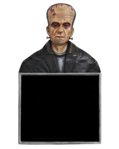 Monster Frankenstein Büste Angebotstafel lebensgroß