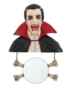 Dracula Spiegel mit Knochen lebensgroß