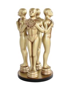 Goldene Preisfigurs verkleinert