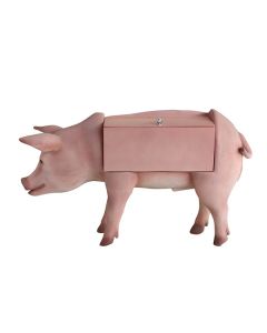 Schwein Spielzeugkiste lebensgroß