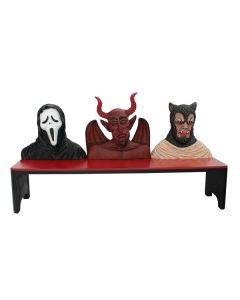 Monsterbank Scream, Teufel und Werwolf lebensgroß