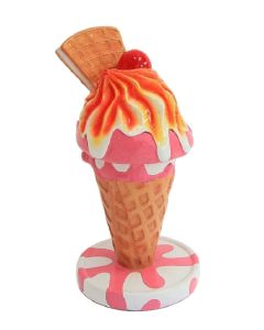 Eistüte Eisfach rosa vergrößert