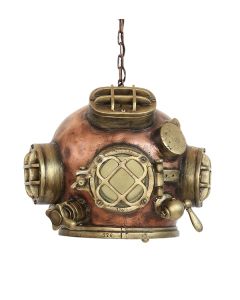 Taucherhelm Lampe lebensgroß
