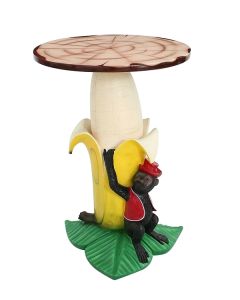 Bananentisch mit kleiner Fläche verkleinert