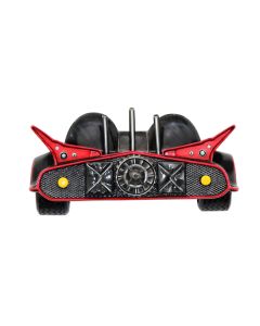 Wanddeko Batmobil mit Flügeln Schwarz Rot verkleinert